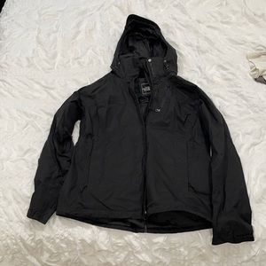 Black north face zip up